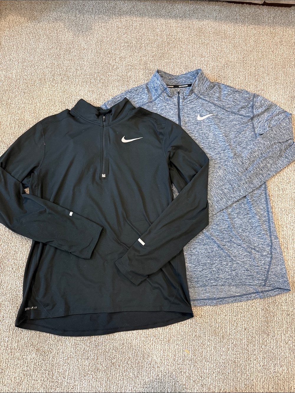 Men’s lot large Nike running quarter zip